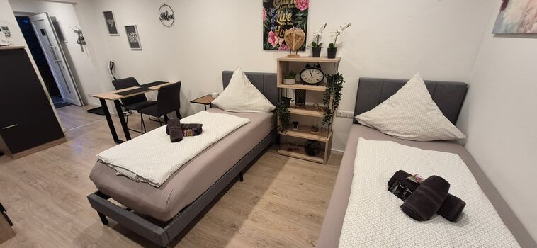 Appartement 3 mit WLAN, KÜCHE, 2 Einzelbetten in Roding Appartement 3 mit WLAN, KÜCHE, 2 Einzelbetten in Roding