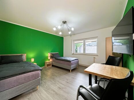 Monteurwohnung in Recklinghausen, 3 Zimmer, 7 Betten, Parken Monteurwohnung in Recklinghausen, 3 Zimmer, 7 Betten, Parken