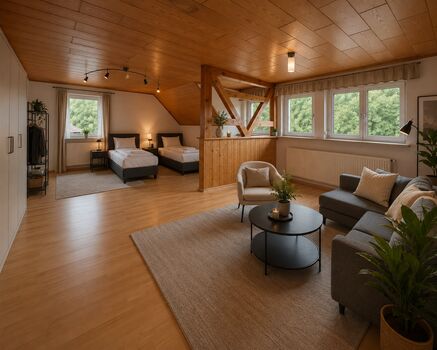 Gemütliche 4,5-Zimmer-Wohnung für bis zu 6 Personen Gemütliche 4,5-Zimmer-Wohnung für bis zu 6 Personen