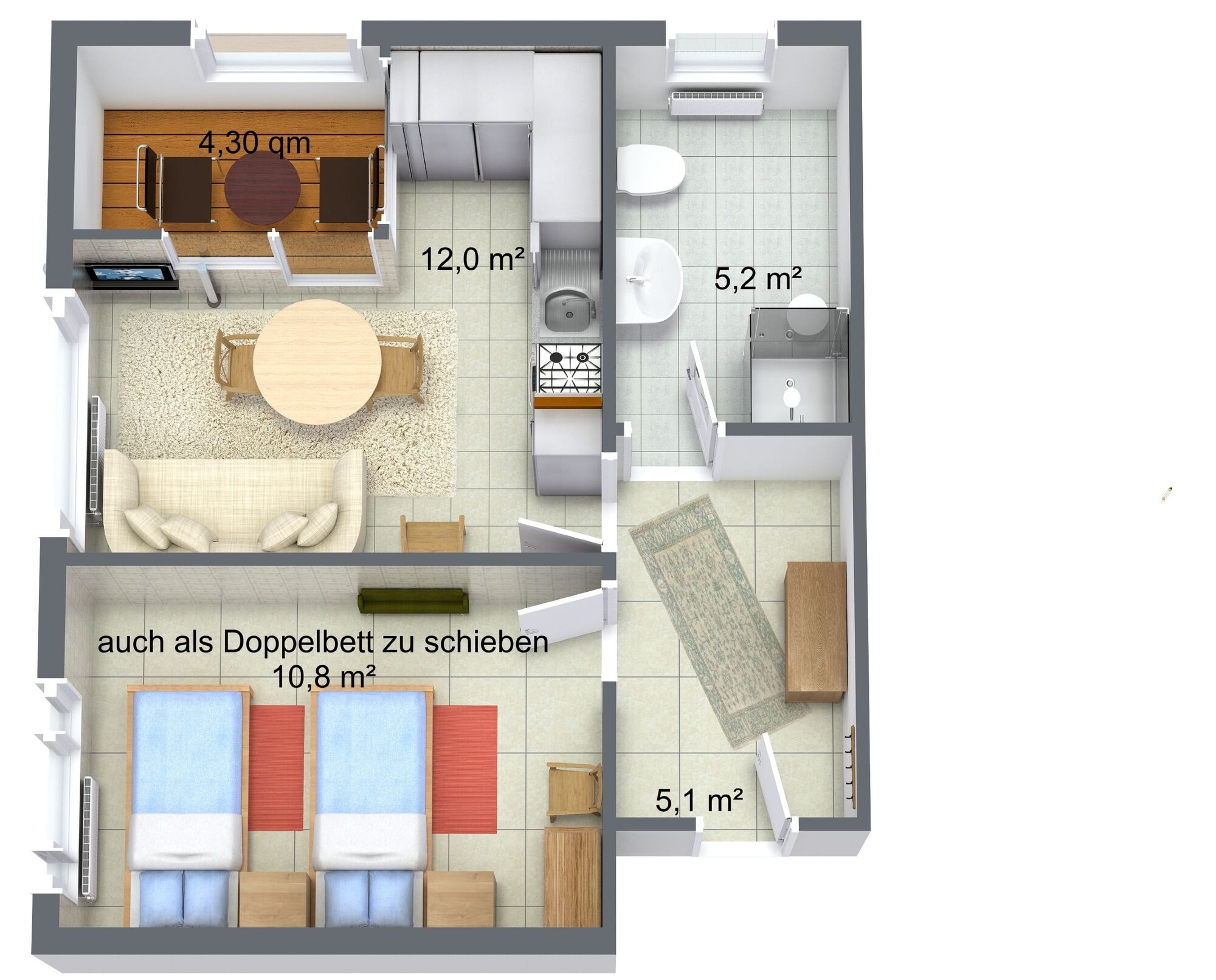 Fewo Loggia Grundriss Fewo Loggia Grundriss