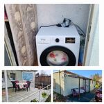 Waschmaschine, Terrasse und Eingang Waschmaschine, Terrasse und Eingang