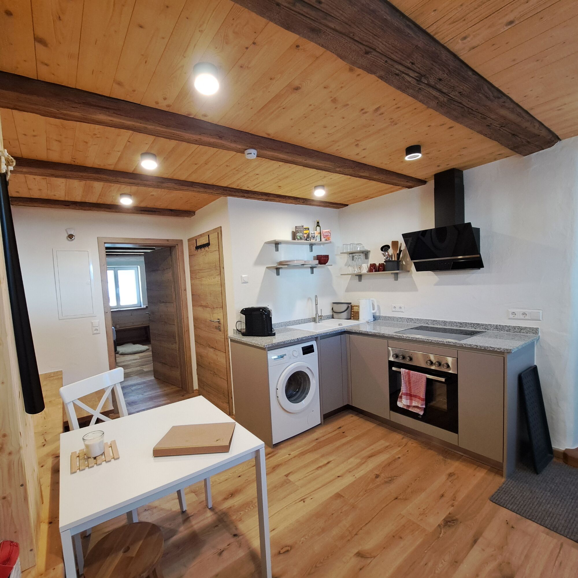 Ferienwohnung Küche mit Waschmaschine Ferienwohnung Küche mit Waschmaschine