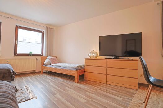 Wohnbereich / Schlafbereich mit 3 Betten Wohnbereich / Schlafbereich mit 3 Betten