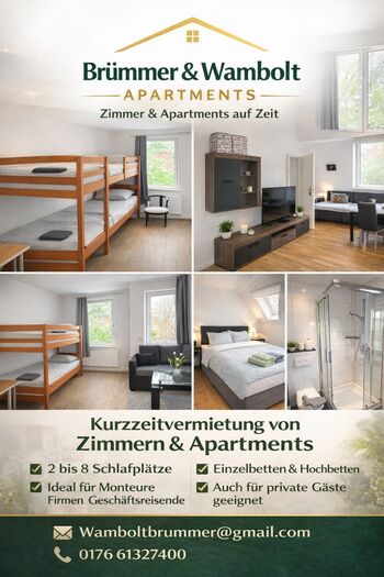 Quartier an der Rennbahn 2 | Monteurwohnung für bis zu 8 Per Obrázok 5 Quartier an der Rennbahn 2 | Monteurwohnung für bis zu 8 Per Obrázok 5