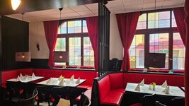 Innenraum italienisches Restaurant im Haus Innenraum italienisches Restaurant im Haus