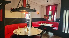 Innenraum italienisches Restaurant im Haus Innenraum italienisches Restaurant im Haus