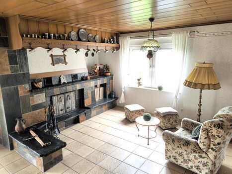 Offener Kamin im Wohnbereich Offener Kamin im Wohnbereich