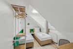 Schlafzimmer mit 2 Hotelbetten Schlafzimmer mit 2 Hotelbetten