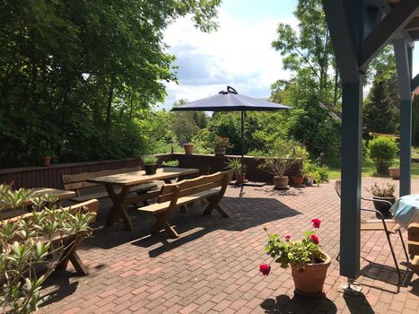 Terrasse mit Grill Terrasse mit Grill