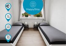 HappyStay bietet komfortable Unterkünfte für Handwerker und Monteure, abgestimmt auf ihre Bedürfnisse im Arbeitsalltag. HappyStay bietet komfortable Unterkünfte für Handwerker und Monteure, abgestimmt auf ihre Bedürfnisse im Arbeitsalltag.