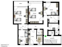 Kaupa 23a, 2.OG Wohnung für 6 Pers. für Monteure in Passau Bild 15 Kaupa 23a, 2.OG Wohnung für 6 Pers. für Monteure in Passau Bild 15