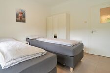 Pro Schlafzimmer gibt es zwei Einzelbetten. Pro Schlafzimmer gibt es zwei Einzelbetten.