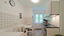 Küche mit Sitzmöglichkeiten Küche mit Sitzmöglichkeiten
