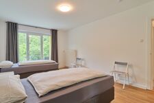Pro Schlafzimmer gibt es zwei Einzelbetten. Pro Schlafzimmer gibt es zwei Einzelbetten.