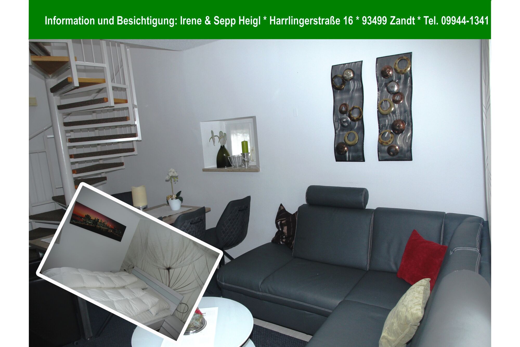 Wohnzimmer/Schlazimmer Wohnzimmer/Schlazimmer