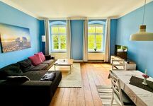 Wohnzimmer mit Schlafsofa Wohnzimmer mit Schlafsofa