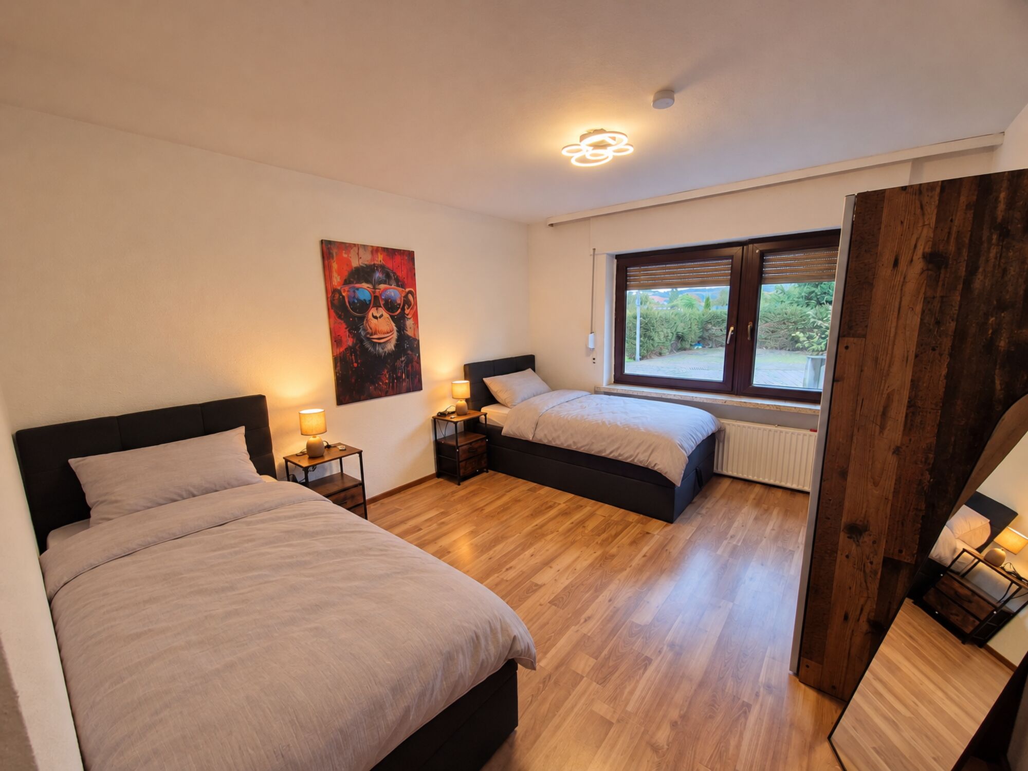 Schlafzimmer links 2 Einzelbetten Schlafzimmer links 2 Einzelbetten
