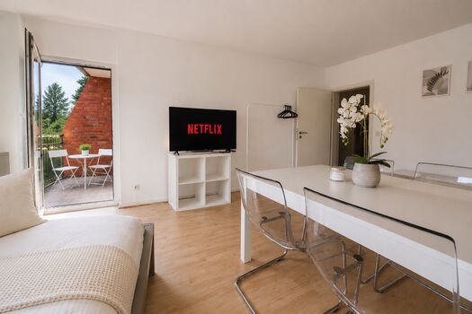 Workerslodge Krefeld Apartment für 6 Gäste mit Garage & Balkon Bild 2 Workerslodge Krefeld Apartment für 6 Gäste mit Garage & Balkon Bild 2