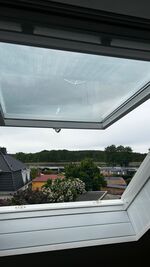 Blick aus dem Fenster Schlafzimmer oben Blick aus dem Fenster Schlafzimmer oben