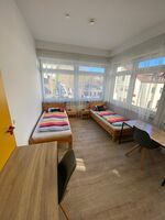 Eines der drei identischen Zimmer. Eines der drei identischen Zimmer.