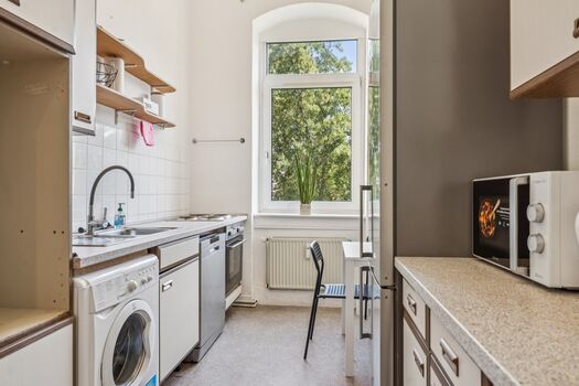 Küche mit Waschmaschine Küche mit Waschmaschine