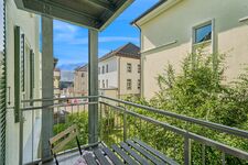 Balkon mit Blick in die City Balkon mit Blick in die City