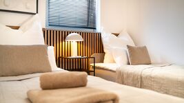 Gästezimmer mit zwei Einzelbetten Gästezimmer mit zwei Einzelbetten