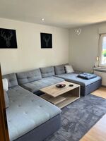 3 Meter große Schlafcouch im Wohnzimmer 3 Meter große Schlafcouch im Wohnzimmer