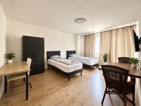 Vollausgestattete 2 Zimmer Monteurwohnung für 1-5 Personen in Duisburg Vollausgestattete 2 Zimmer Monteurwohnung für 1-5 Personen in Duisburg