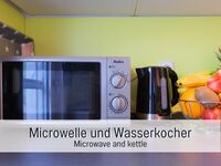 Microwelle und Wasserkocher - Monteurzimmer in Alpirsbach Microwelle und Wasserkocher - Monteurzimmer in Alpirsbach