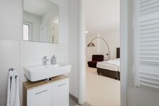 Das Badezimmer unserer größten Appartements Das Badezimmer unserer größten Appartements