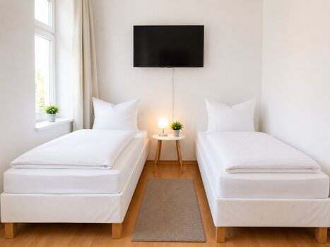 Monteurwohnung Schkeuditz / 4 Einzelbetten / WLAN / Waschmaschine Monteurwohnung Schkeuditz / 4 Einzelbetten / WLAN / Waschmaschine