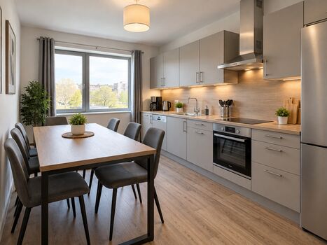 Monteurwohnung bei Jagel - Doppelzimmer, Parkplatz Monteurwohnung bei Jagel - Doppelzimmer, Parkplatz
