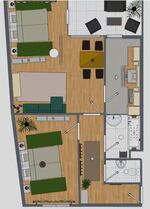 Grundriss Apartment 2. OG Grundriss Apartment 2. OG