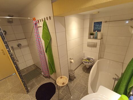 Bad mit großer Dusche Bad mit großer Dusche
