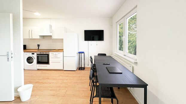 Einzelbetten, WLAN, Küche, Parkplatz, TV - ganze Wohnung Bild 5