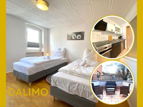 DALIMO apartments ※ Wohnung bis 4 Pers. mit Balkon & Grill Zdjęcie 1