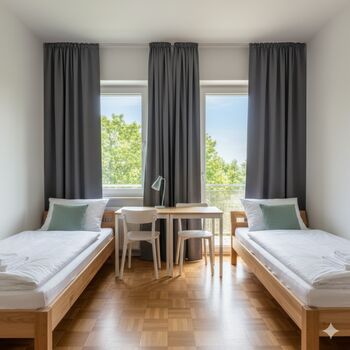 Monteurunterkünfte in Frechen – 24h Check-In