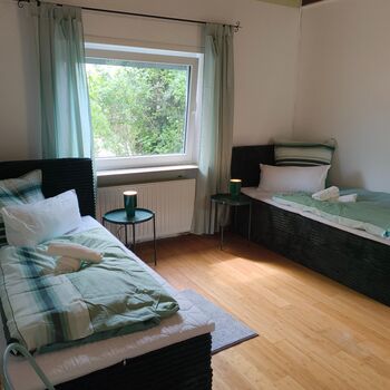 Wohnung 2 Zimmer, je 2 Betten
