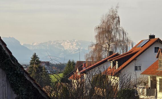 Aussicht Richtung Bodensee, Vorarlberg und Schweiz