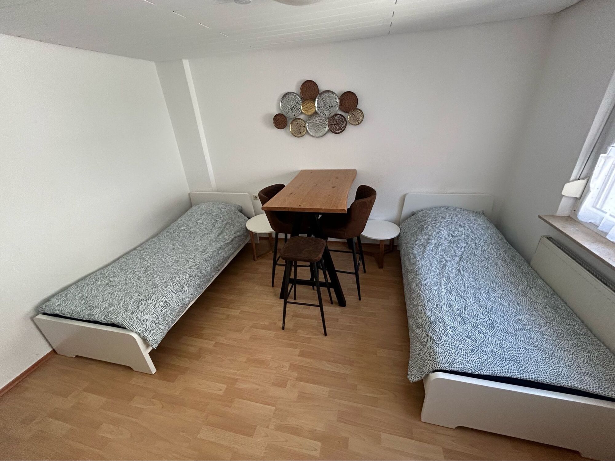 2 Einzelbetten pro Zimmer