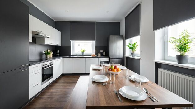 FL32 / TOMASZ-LIVING in KROPP - Parken + Küche Obrázok 2