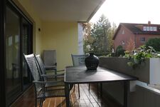 Balkon zum Ausspannen für bis zu 6 Personen