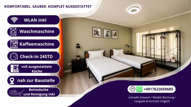 Monteurwohnungen in Mülheim an der Ruhr