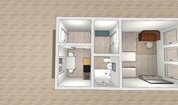 EMAS 1 / Whg. mit 2 Einzelbetten, WLAN, Küche, Waschmaschine Bild 2