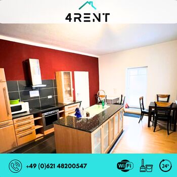 4RENT Apartments - Boardinghouse Worms - 24h Check-in Bild 5