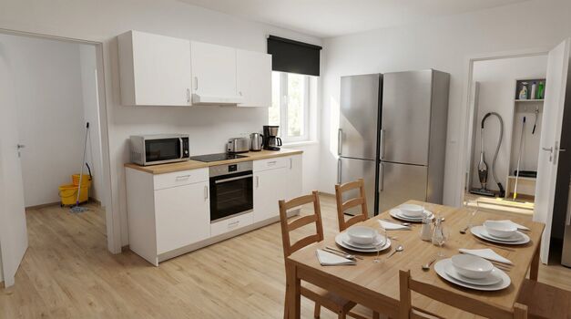 MH20 / TOMASZ-LIVING in OBERHAUSEN - Mikrowelle + Kaffeemasc Zdjęcie 5