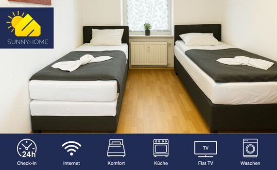 SUNNYHOME Monteurwohnungen in Erfurt (ID 901/WE1-WE9)