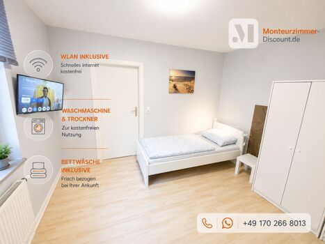 3x Einzelzimmer | 3x Smart TV | Küche | Internet Bild 1