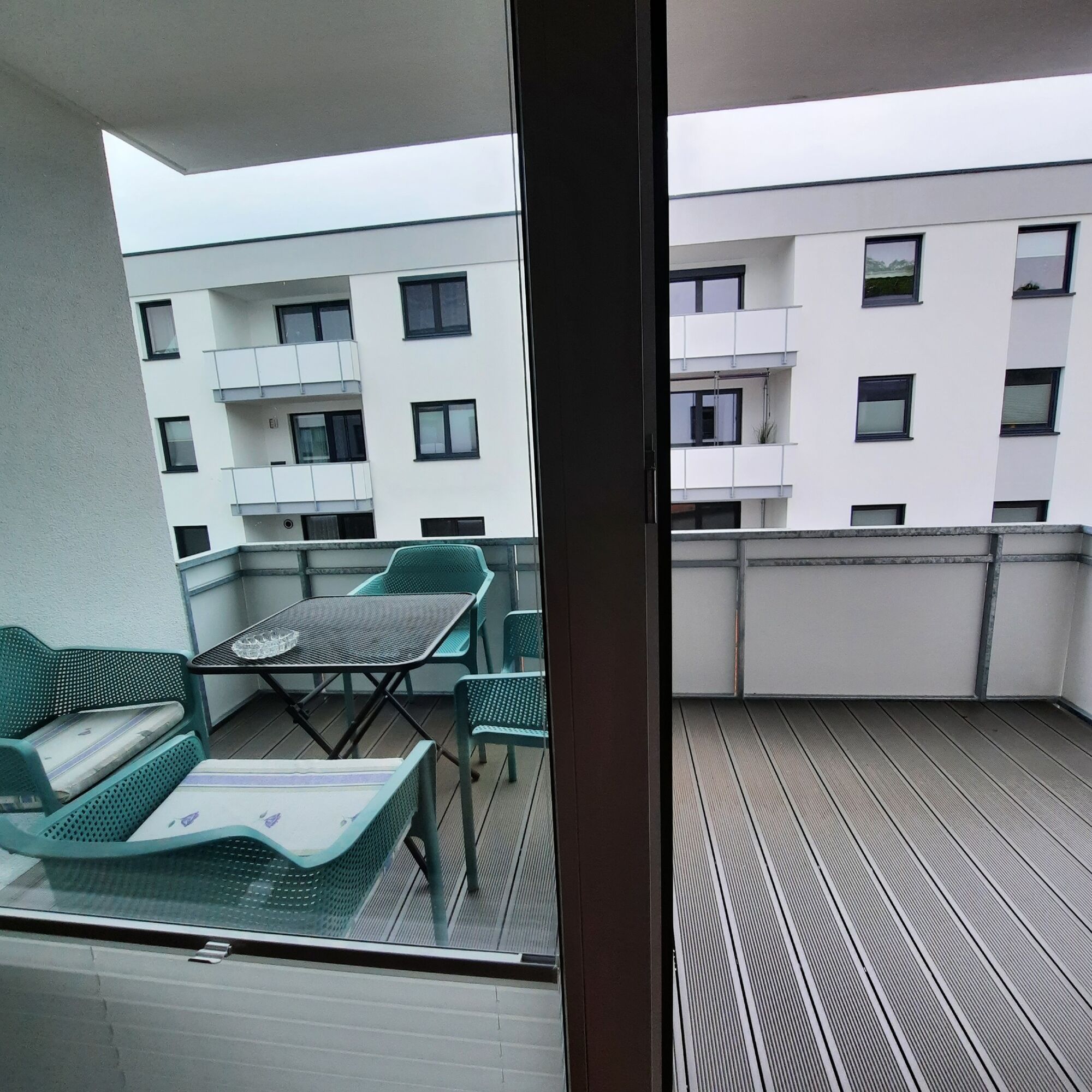 Blick auf den Balkon